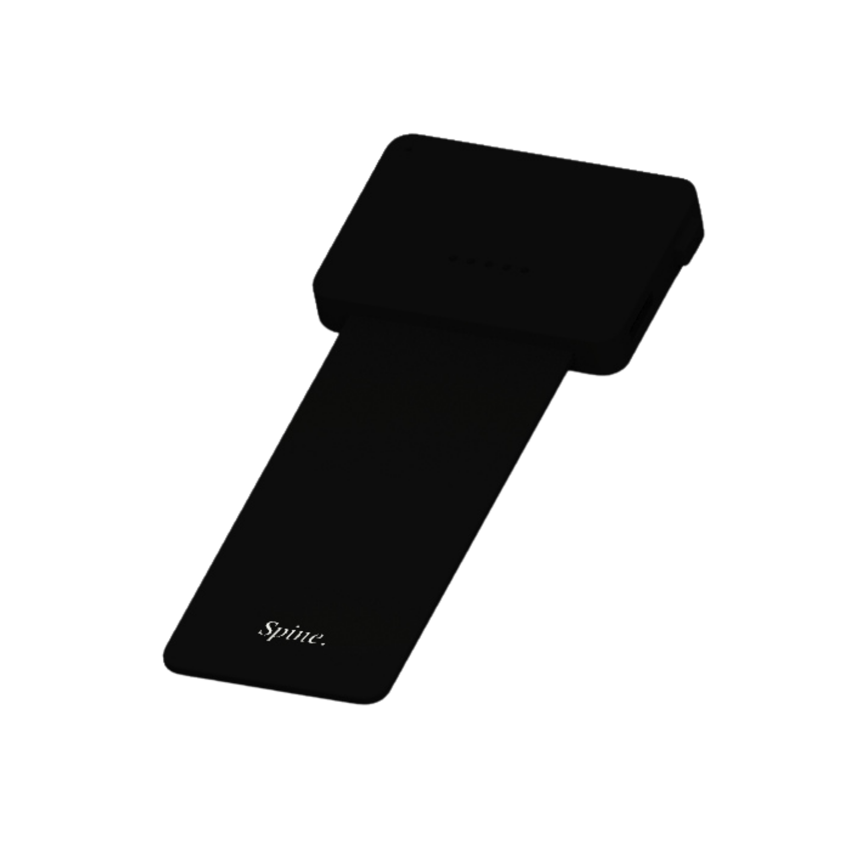 Spine bookmark in its all-black design